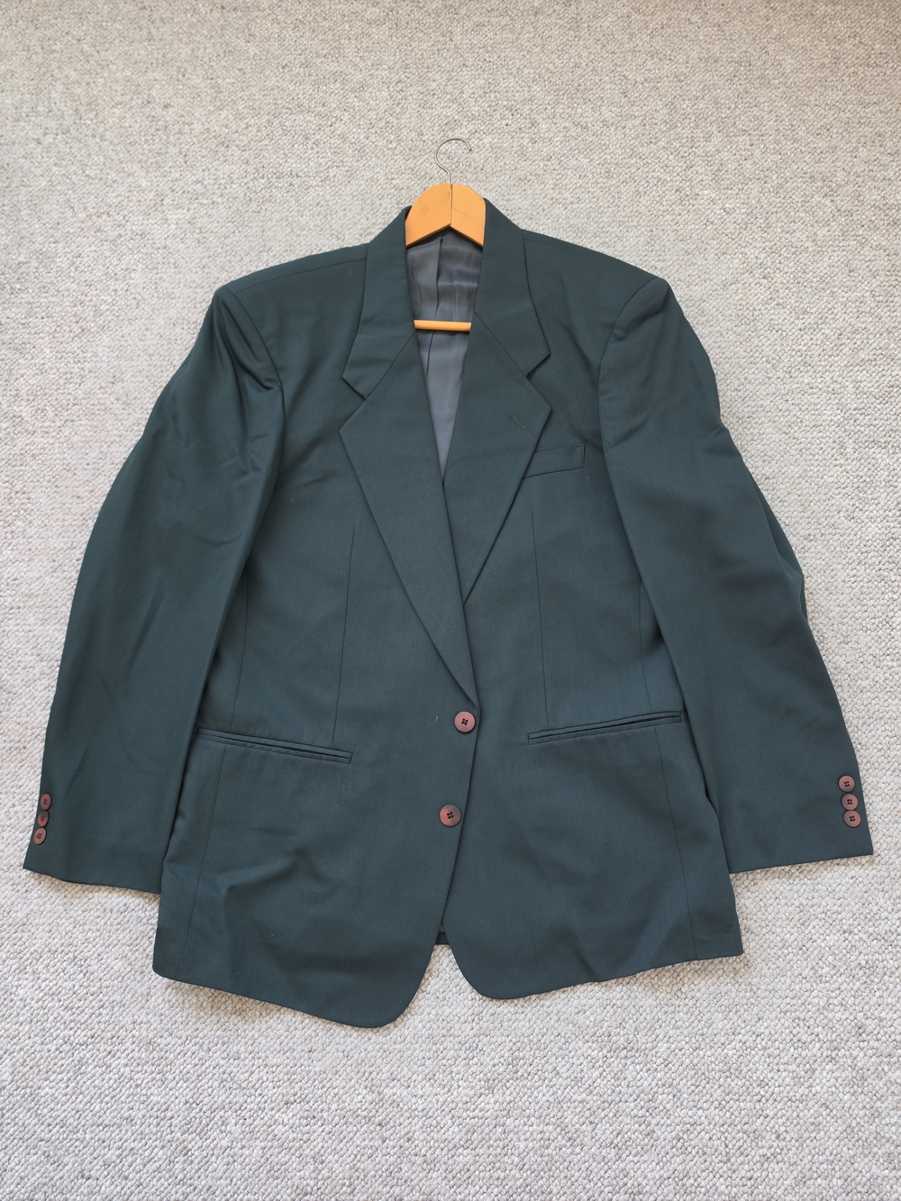 Di Bazzato Italian Suit – Trabaldo Togna Wool/Trevira – Size 50 EU - Excellent